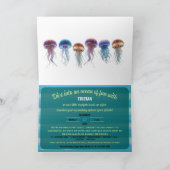 2 Cute 2 Handle Party Folded Horizontal Invitation 招待状 (内部)