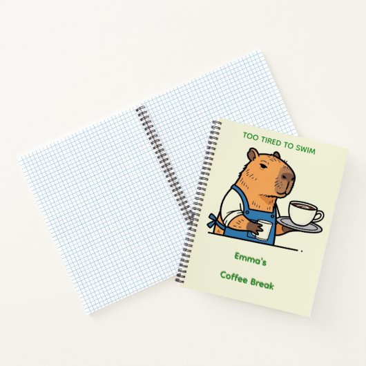 2. Cute Capybara Journal ノートブック (内部)