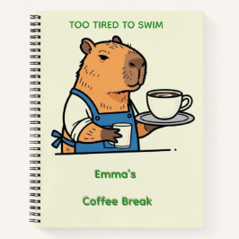 2. Cute Capybara Journal ノートブック