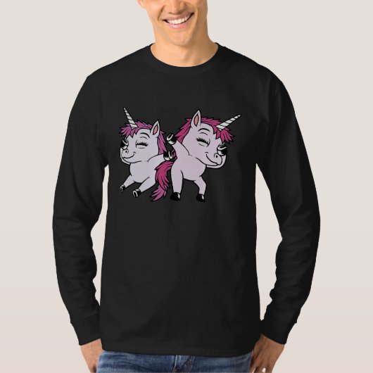 2 Dabbing Unicorns Team Tシャツ (正面)