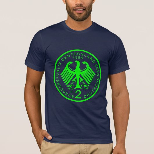 2 Deutsche Marks_Green Tシャツ (正面)