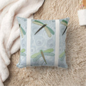 2 Dragonflies #1 クッション (ブランケット)