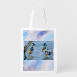 2 Ducks in A Conversation_0185_n400_tele エコバッグ