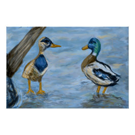 2 Ducks in A Conversation_0185_n400_tele ポスター