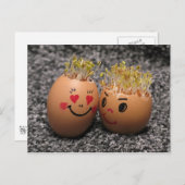 2 eggmenの日付を記入すること ポストカード (正面/裏面)