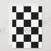 2 Fast 2 Curious, Race Car 2nd Birthday 招待状 (裏面)