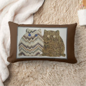 2 Fat Cats #1 ランバークッション (ブランケット)