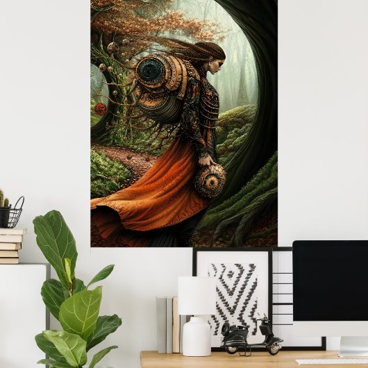 *~* 2 FD3 Tree of Life   Guardian  Earth Keeper  ポスター (ホームオフィス)