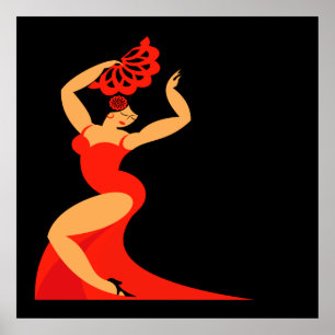 #2 Flamenco Dancer Poster Lg. ポスター