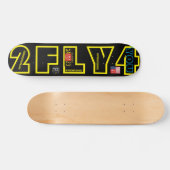 2 FLY 4 U JMT 7 3/4"スケートボードデッキ スケートボード (横)
