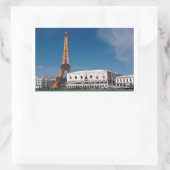 2 for 1ヴェネツィアとパリ – 混合ワールド 長方形シール (バッグ)