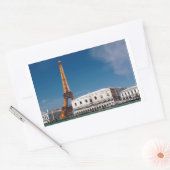 2 for 1ヴェネツィアとパリ – 混合ワールド 長方形シール (封筒)