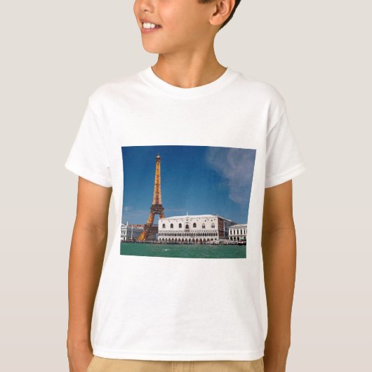 2 for 1ヴェネツィアとパリ – 混合ワールド tシャツ (正面)