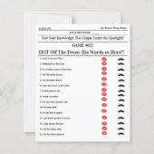 2 Games in 1 Bridal Shower wedding Games  (裏面)