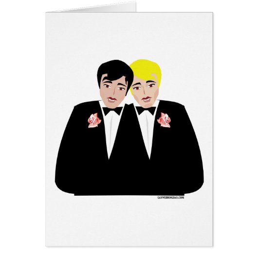 2 Grooms (ブロンドと黒の髪) (正面)