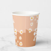 2 Groovy第2誕生日パーティーレトロデイジーデコール 紙コップ (右)