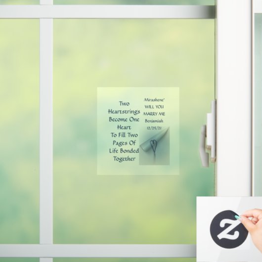 2 Heartstrings 2ページ1ライフ私の提案を結婚 ウィンドウサイン (ホーム)