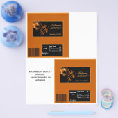 2 Hershey's LargeバーラッパーMis XV Orange チラシ (シングル)