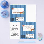 2 Hershey's LargeバーラッパAll-Star Blue チラシ (シングル)