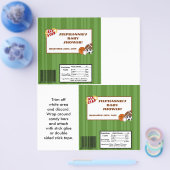 2 Hershey's LargeバーラッパAll-Star Green チラシ (シングル)