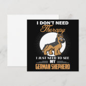 2 I Don't Need Therapy I Just Need To See My Germa 招待状 (正面/裏面)