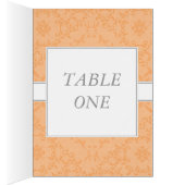 2-in-1ウェディングレセプションテーブルカード&メニューカード (内側 (右))