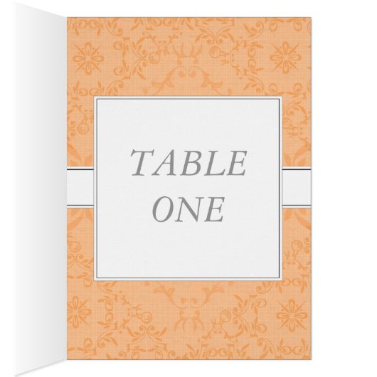 2-in-1ウェディングレセプションテーブルカード&メニューカード (内側 (右))