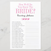 2 in 1ブライダルシャワーゲーム (裏面)