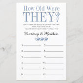 2 in 1ブライダルシャワーゲーム (正面)