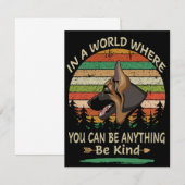 2 In A World Where You Can Be Anything Be Kind Vin 招待状 (正面/裏面)