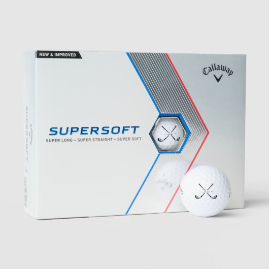 2 Initial Monogram Golf Balls - Personalized Gift  ゴルフボール (パッケージング)
