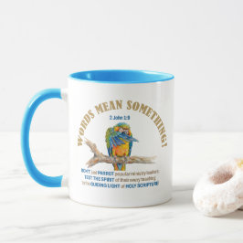 2 John 1:9 キリスト教の分別 ポパイ対策 11oz マグカップ
