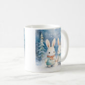 2 lapins de Noël コーヒーマグカップ (正面右)