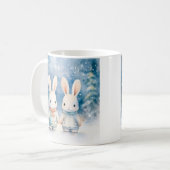 2 lapins de Noël コーヒーマグカップ (正面左)