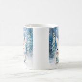 2 lapins de Noël コーヒーマグカップ (中央)