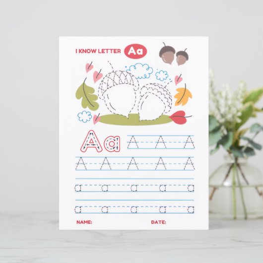 2 Learn To Spell Letter A Teacher Home Schooling (スタンド正面)