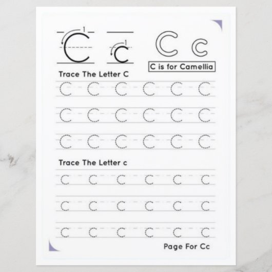 2 Learn To Spell Letter C Teacher Home Schooling (正面)