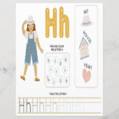 2 Learn To Spell Letter H Teacher Home Schooling (正面)