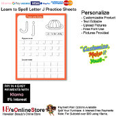 2 Learn To Spell Letter J Teacher Home Schooling