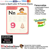 2 Learn To Spell Letter N Teacher Home Schooling