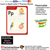 2 Learn To Spell Letter P Teacher Home Schooling