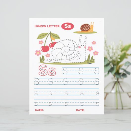 2 Learn To Spell Letter S Teacher Home Schooling (スタンド正面)