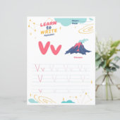 2 Learn To Spell Letter V Teacher Home Schooling (スタンド正面)