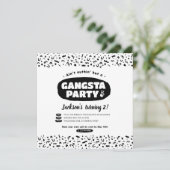 2 Legit To、90sやめヒップホップ誕生日 招待状 (スタンド正面)