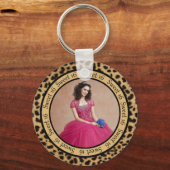 #2 Leopard Print Photo Sweet 16 Keychain キーホルダー (裏面)