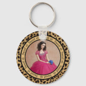 #2 Leopard Print Photo Sweet 16 Keychain キーホルダー (裏面)