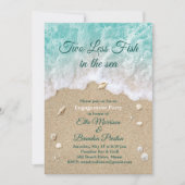 2 Less Fish in the Sea婚約パーティ 招待状 (正面)