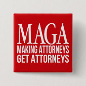 2" MAGAピン引用文皮肉おもしろいの政治ボタン 缶バッジ (正面)