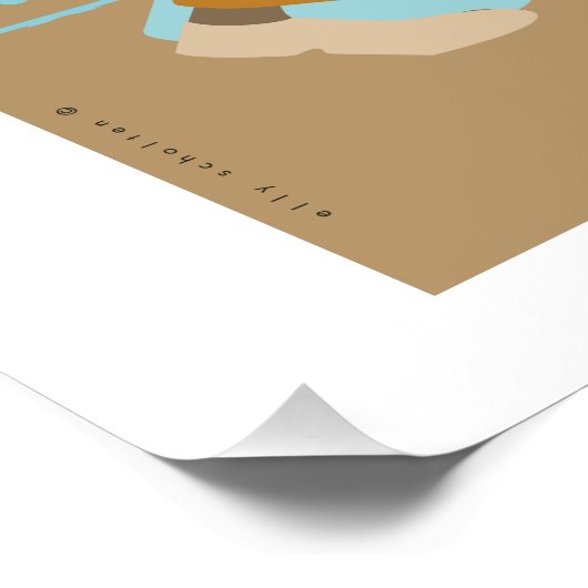 2 mannen bij praattafel ポスター (コーナー)