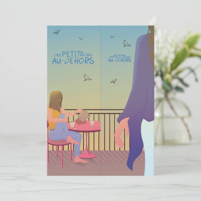 2 marque-pages "Des petits pas" (à découper) (スタンド正面)